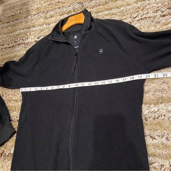 G-Star Raw Medium Jirgi Top Jacket Mock Neck Full Zip Black - Picture 12 of 12